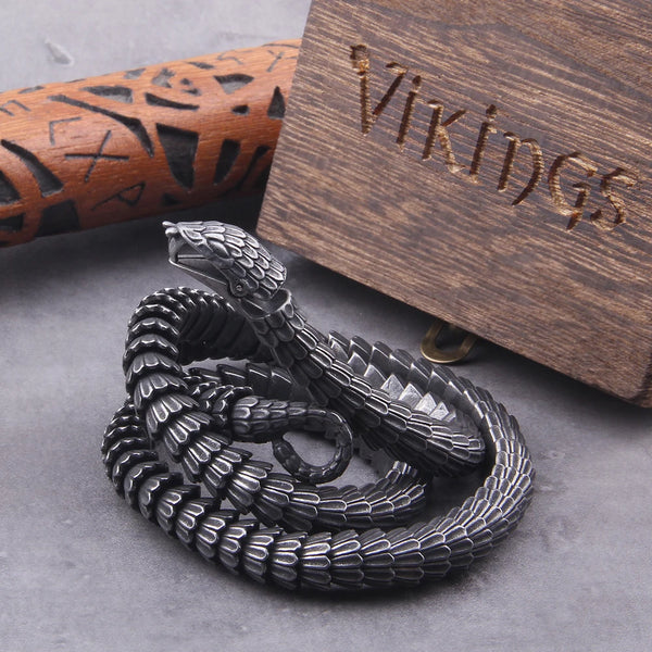 Viking Ouroboros vintage punk Necklace for men
